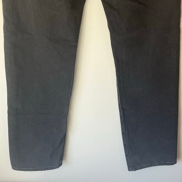 NWT! Zara Straight Leg Dark Gray High Rise Jean Size 4 - Picture 11 of 13